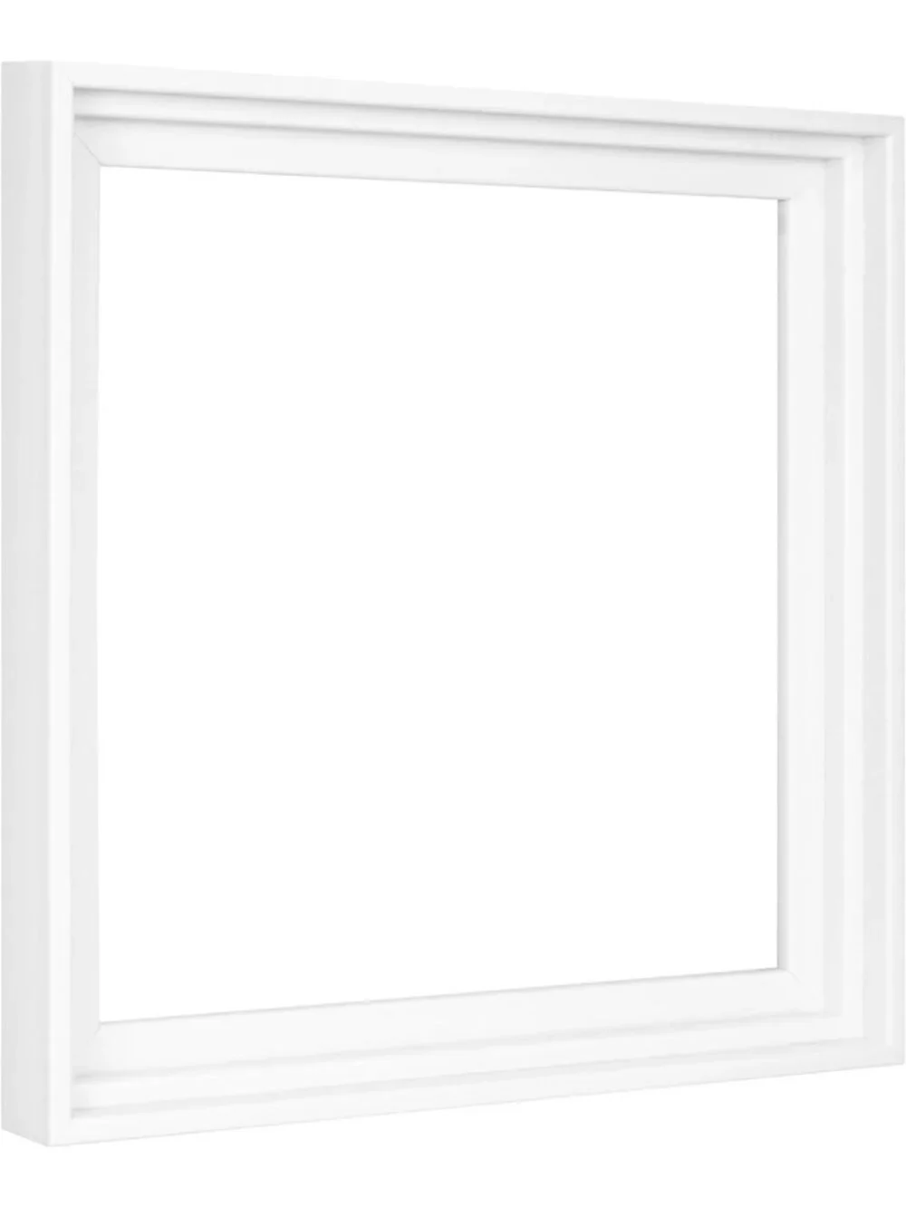 Stylish White Canvas Float Frame for Vertical & Horizontal Wall Art Display